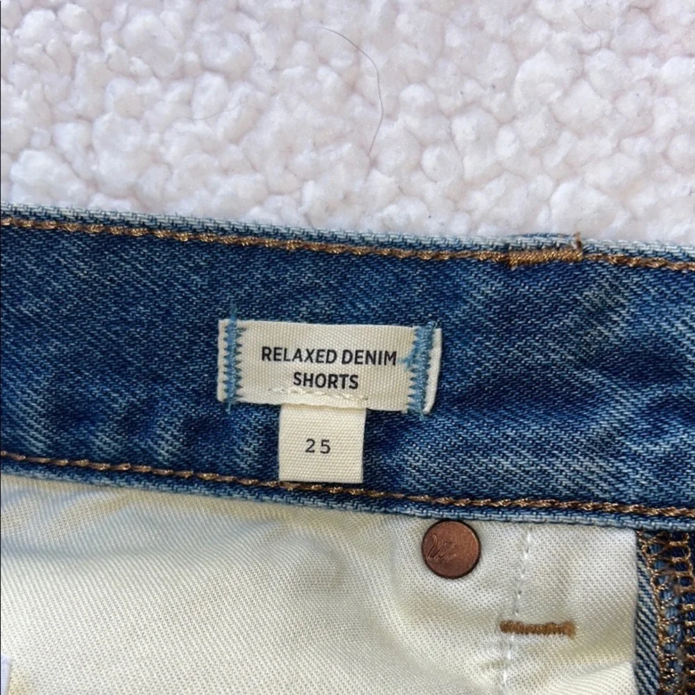 Madewell Classic Blue Denim Shorts